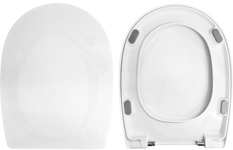 Copriwater Sedile Wc MILK NIC DESIGN Come Originale, In Plastica Termoindurente Avvolgente,Colore Bianco MADE IN ITALY