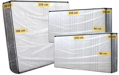 Kit Protection Matelas Ultra Résistant – Lot de 3 Housses Imperméables, Anti-Poussière & Anti-Humidité – Idéal pour Déménagement & Stockage – Taille Universelle