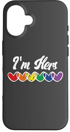 Gay Couple Matching LGBT Im Hers Gay Pride Case for iPhone 16