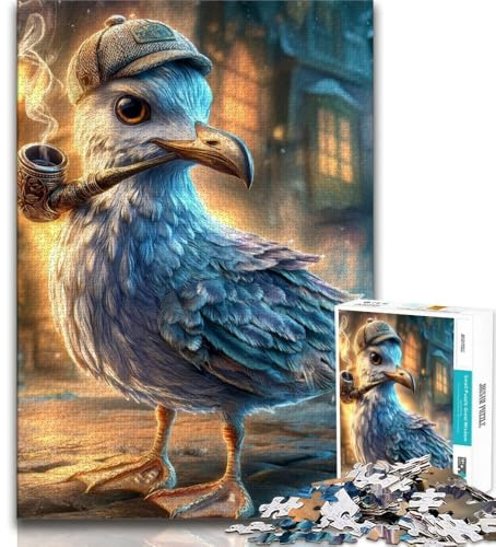 Puzzle für Teenager, 1000 Puzzles, Sherlock Holmes, Möwe, anspruchsvolles Spiel und Familienspiel, Geburtstagsgeschenk, Geschenke, Wandkunst, 38x26cm