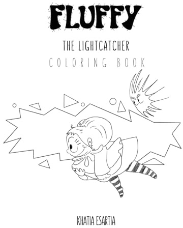 Fluffy the Lightcather COLORING BOOK