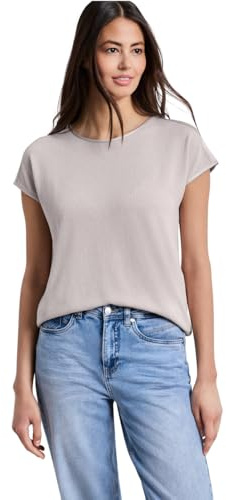 Damen Shirt mit Boatneck und Schulterdetail