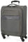 Roll Road Royce Valise Trolley Cabine Gris 40x55x20 cms Souple Polyester Serrure à combinaison 39L 2,1Kgs 4 roues Bagage à main