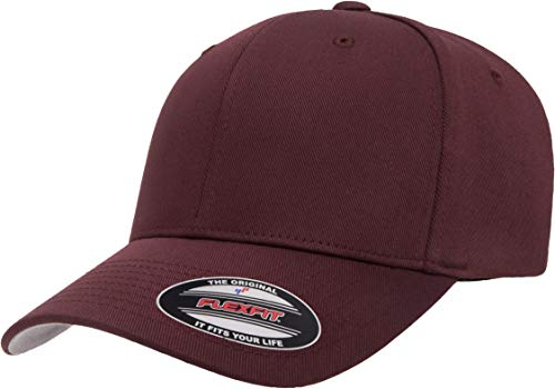 Flexfit Herren Men's Athletic Baseball Fitted Cap Verschluss, kastanienbraun, L/XL