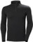 Helly Hansen Mens Lifa Merino Midweight 1/2 Zip Long Sleeve T-Shirt, Black, XL EU