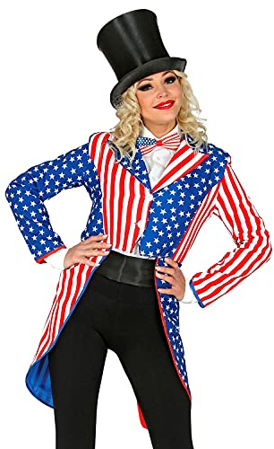 W WIDMANN MILANO Party Fashion - Parade Frack USA, Garde Uniform, Stars and Stripes, amerikanische Flagge, Faschingskostüme