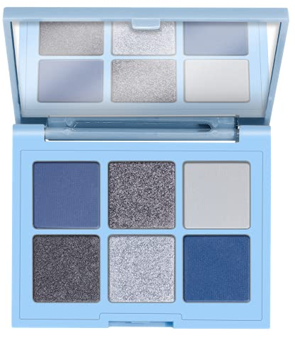 essence eyeshadow palette, Lidschatten, mehrfarbig, 6 Farben, sofortiges Ergebnis, farbintensiv, matt, metallisch, schimmernd, vegan, Mikroplastik Partikel frei, Nanopartikel frei (4,5g)