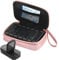 Tablettenbox 7 Tage Pillendose Morgens Abends Tragbare PU Leder Pillentasche mit Reißverschluss Medikamentenbox Wochenbox für Medikamente Kapsel Vitamine Fischöl (Rosa)