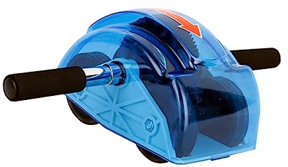 CLISPEED Roller Bauchkraftgerät Muskelrad Roller Workout Bauchmuskelrad Übungsroller Heimfitnessgeräte Vierrädriges Roller Scrollrad Bauchtrainer Profi-Trainingsräder