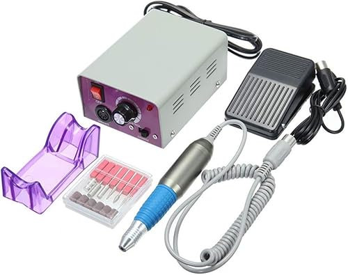 SQUADO Trapano elettrico per unghie, lima per unghie professionale, manicure pedicure, levigatrice per gel semipermanente, fresa unghie elettrica