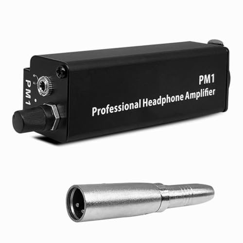 Geroosaty PM1 Professional Headphone Amplifier Converter XLR to 3.5MM Audio Interface Mini Portable HIFI Headphone Amplifier
