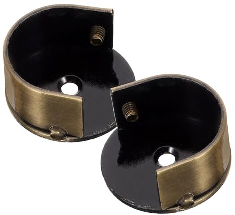 QUMIIRITY 2st Zubehör Für Römische Ruten Stangenhalter Für Duschvorhänge Für Die Wand Spannstangenhalter Duschvorhang Halter Duschstangenhalter Für Die Wand Volanthalter Legierungsmaterial