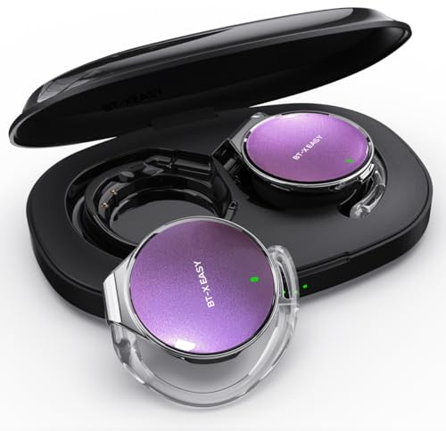 Micool On Ear Kopfhörer Bluetooth 5.4, Open Ear Kopfhörer Kabellos Geräuschunterdrückung, Wassertropfenförmiges Clip On Sport Headset-Bluetooth mit 4 Mikrofon, Comfort Fit Ohrhaken Ohrhörer