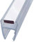 Di Vapor (R) Magnetic Shower Door Seal | 4-6mm/8mm/10mm Glass | 85cm/2m (Glass Thickness: 4-6mm, Seal Length: 2m)