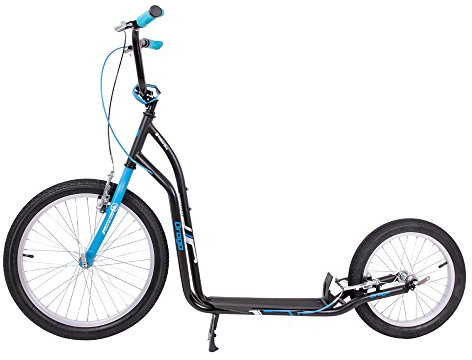 Kick Scooter Roller Drogo SE Langstrecken Scooter 20 / 16 schwarz-blau