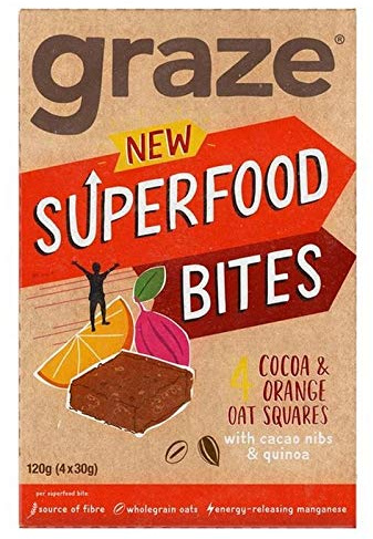 Grasen Kakao & Orange Flapjack Mit Quinoa & Super Kakaospitzen 4 X 30G