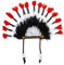 W WIDMANN MILANO Party Fashion 33045 - Indianer Federkopfschmuck, Warbonnet, Wilder Westen, Hut, Kostüm, Accessoire, Karneval, Mottoparty