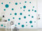 Timalo® XL Aufkleber Punkte Wandtattoo Kinderzimmer bunte große Kreise Pastell Uni Matt Wandsticker | 73081-mauritius-120