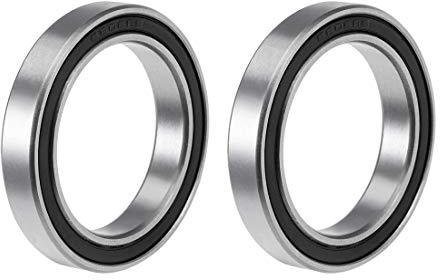 sourcing map 6806-2RS Rillenkugellager 30 x 42 x 7 mm Doppelt abgedichtete ABEC-3 Lager 2 Stück