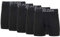 Gildan Herren Cotton Stretch Boxer Brief, Multipack Retroshorts, Schwarzer Ruß (5er-Pack, normales Bein), XX-Large