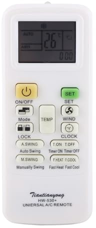 Universal Air Conditioner Remote Control, Universal Intelligent Remote Control, Replacement LCD Screen Controller, Air Conditioner Remote Control, Replacement Universal Air Conditioner Controller