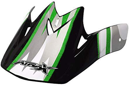 ATRAX Visière casque moto cross enfant Vert
