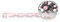 Suavinex 307222 Clip Porta Succhietto per Neonati +0 Mesi, Effetto Metallizzato Argento, Blu