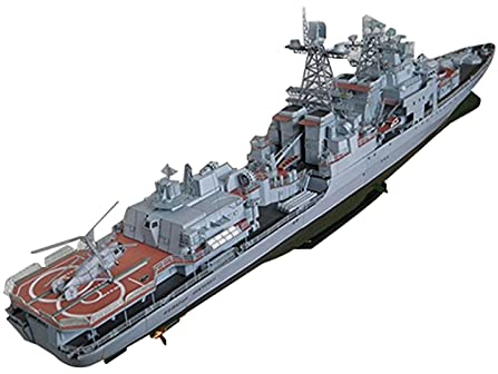 F Fityle Exquisite 1/200 Levchenko Navy Zerstörer Schiffsmodell Spiel Papercraft Sammlerstücke Wohnkultur Ornamente - mit Fixteilen