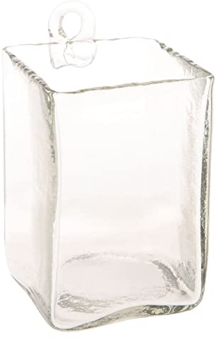 Karma, Hand Blown Hanging Vase, Tabletop Decorative Wall Vase, Modern Boho Décor, 4 Short