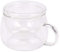 solicitous 3 en 1 Set transparente resistente al calor taza de café con filtro de té cubierta para el hogar oficina