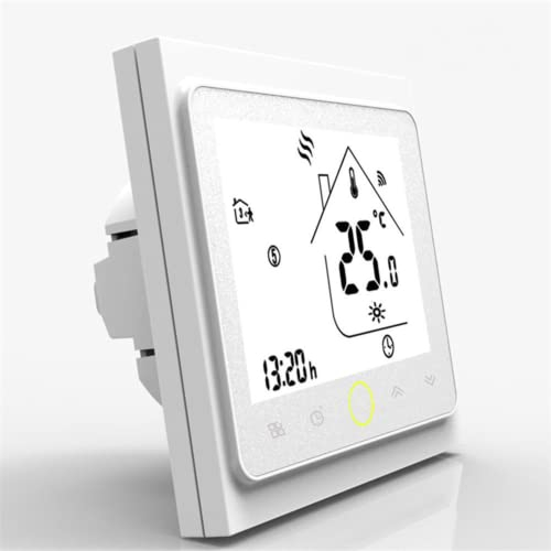 SPORTARC Smart Thermostat mit Display, intelligenter Wandthermostat, WLAN, Mobile App, einfache Heimwerkerarbeiten, Datenschutz,Digital Thermostat Raumthermostat Fußbodenheizung Wandheizung LED