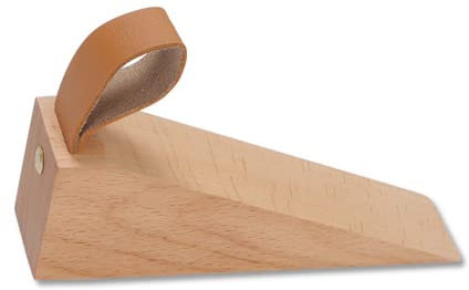 1 PCS Door Stopper Durable Non-Slip Door Wedge Wooden Wedges Fingers Protector for Bedroom, Kitchen, Office Doors