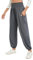 Famulily Harem Hosen für Frauen Baggy Yoga Hosen Sommer Casual Sweatpants Damen Lange Hosen Dunkelgrau M