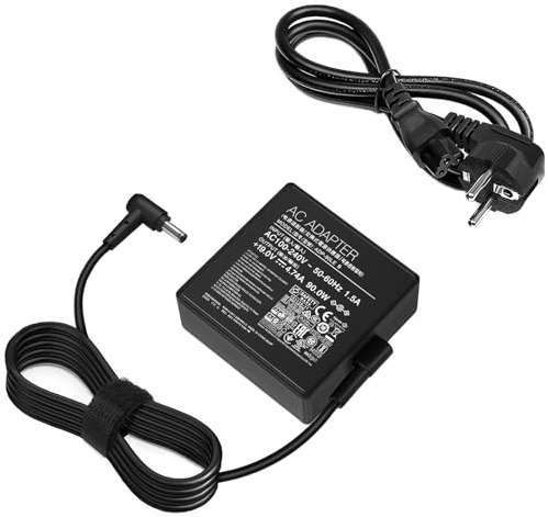 90W Alimentatore Caricatore per Asus Vivobook 15X 14X 16X 17X K1703Z M1703Q M1603Q D1603Q Y1603C ExpertBook B1500 P2451F P751J Q529Z Q524U Q534U UX533F UX480F ADP-90LE B Adattatore