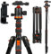 Camera Tripod, LINKCOOL 70 Aluminum Lightweight Tripod & Monopod with Ball Head and Quick Release Plate, Adjustable Height, Travel Tripod for DSLR, Camera, Phone, Load Capacity 15kg / 33lbs