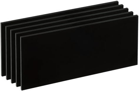 PATIKIL Welding Len Shade 11 Glass 4.25x 2, 5 Pack Hardened Glass Black Darkening Filter Plates Covers Replacement for Weld Helmet Hood