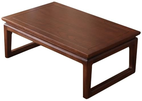 Tisch Couchtisch Tatami-Massivholztisch Kleiner Couchtisch mit japanischem Erkerfenster einfacher Ulmen-Teetisch Kang-Tisch niedriger Tisch im Wohnzimmer Esstisch Computertisch(60 * 40 * 30CM)