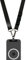 PEREKHVAT Universal Handykette Nylon 2cm Breit - 130cm Lange, Verstellbar & Abnehmbar, inkl. 3 Zubehörhaken für alle Smartphones - Schwarz