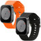 kwmobile 2X Sportarmband kompatibel mit CMF by Nothing Watch Pro (D395) Armband - Fitnesstracker Band Set aus TPU Silikon