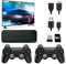 Retro Konsole mit Dual 2.4G Wireless-Controller, Eingebaute Karte 40000+ Spiele Retro Spielekonsole, Retro Console Unterstützt 40+ Simulatoren, 4K Retro Game Console Ausgang für TV-64G