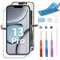 Moautodc Display für iPhone 13Pro Bildschirm Ersatz 5.4 LCD Bildschirm FHD 3D Touchscreen Digitizer Rahmen Montage und Reparaturkits, Modell A2483, A2636, A2639, A2640, A2638
