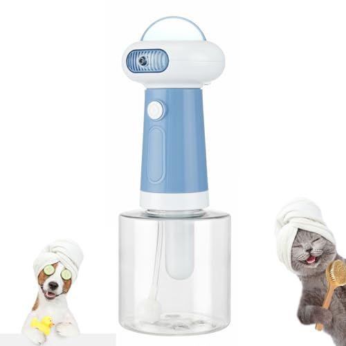 WINB Electric Dog Cleaning Foam Machine Sprayer, Electric Dog Shampoo Dispenser,IPX7 Cat Shampoo Sprayer,Pet Bath Supplies Automatic Foaming for Dog Deep Cleaing, for Bathroom & Kitchen