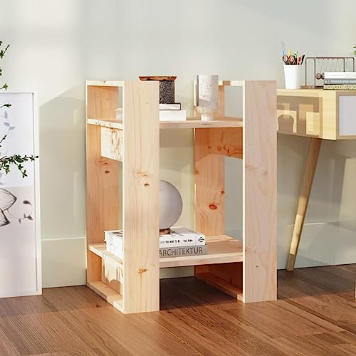 SXYKXYDL Artikel-Bücherschrank/Raumteiler 41x35x57 cm Massivholz Kiefer,Regalsystem,Bücherregale & Standregale