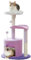 cat climbing frame Flower Cat Tree For Indoor Cats, Small Cat Tower With Sisal Scratching Post, Soft Condo, Plush Perches Cat Tree(AMT0231PP)
