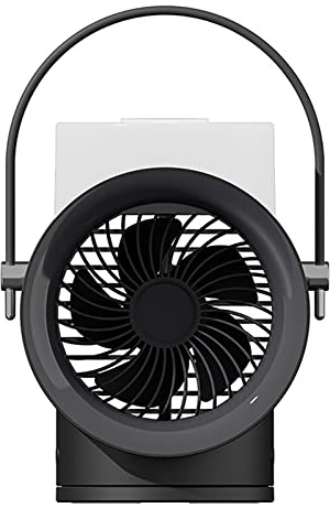 PANGBOER Ventilateur d ' humidification à Double pulvérisation, refroidisseur d ' air portatif d ' aromathérapie domestique, USB de bureau secouant pour la tête, humidification de 4000mA