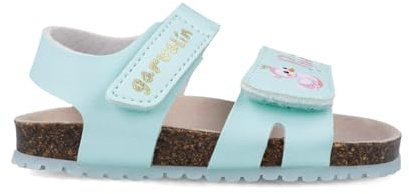 Garvalín Bio Kinder-Sandalen, Prinzessin, Blau, Aqua A269, 23 EU