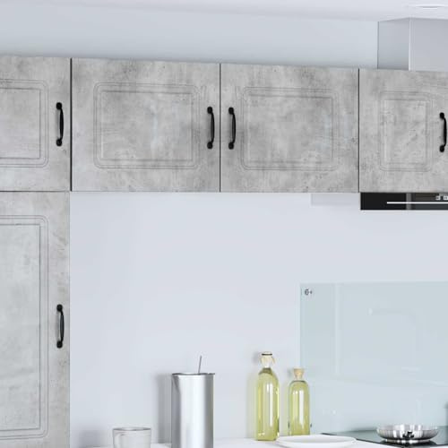 ZIRLANLV Oven Housing, Engineered Wood Cabinet with Adjustable Feet, Space for Oven and Microwave, Worktop Not Included for Kitchen Layouts (50 x 31 x 40 cm 2x wall cabinet (1 door) 50 cm)