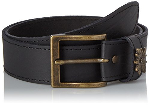 Werner Trachten Unisex Trachtengürtel Gürtel, Schwarz (Schwarz Rugato Rl 301), 95