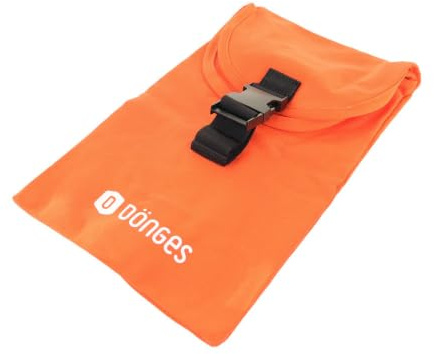 Dönges Mehrzweckleinenbeutel DIN 14921 | Aufbewahrung für Feuerwehrleine etc. orange | Fangleinenbeutel, Feuerwehrleinenbeutel, Leinen Beutel, Tasche, Leinensack, Jutesack