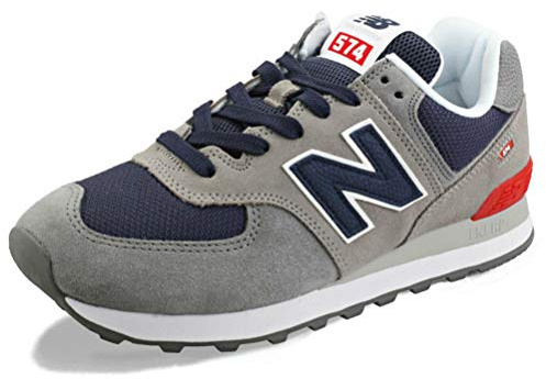 New Balance Men's 574v2 Trainers, Grey (Grey/Navy Ead), 8 UK